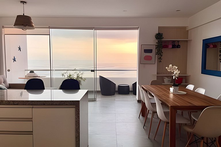 Beach view apartment Punta Hermosa 4BR