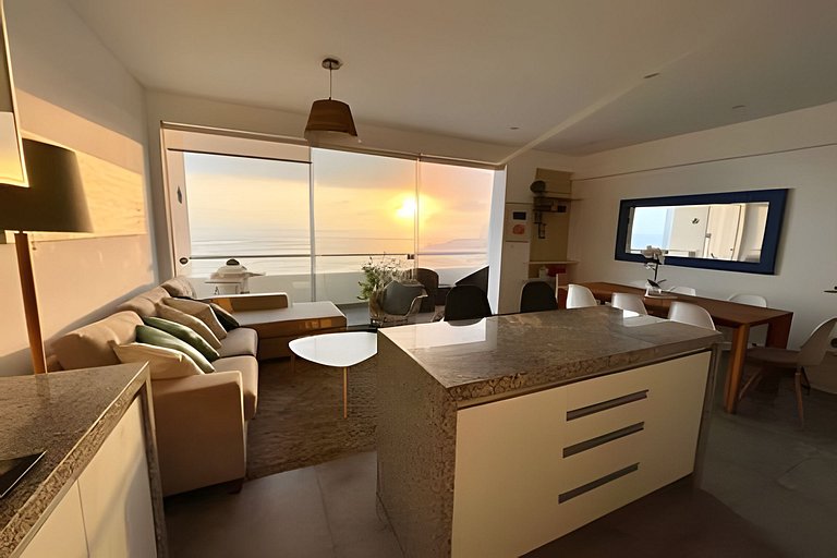 Beach view apartment Punta Hermosa 4BR